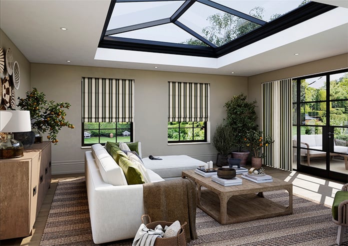 The British Stripe Co. George, Chilterns No.1 - Twist&Fit Roman Blind - Image 7